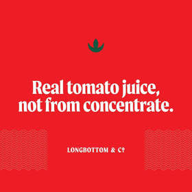 Vegan non-GMO packaging of Longbottom Co Virgin Bloody Mary mix