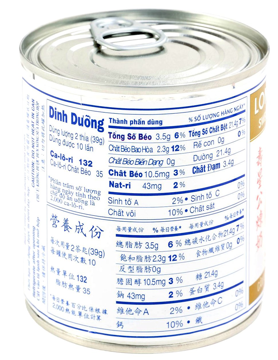 Longevity Sweetened Condensed Milk Gold enhances coffee with its smooth, creamy texture.