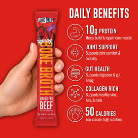 LonoLife label highlights natural flavors and no artificial additives.