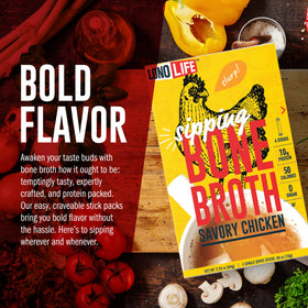LonoLife paleo-friendly broth mix uses natural ingredients for clean cooking.
