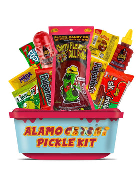 LookOn Alamo Chamoy Pickle Kit cover, ideal for party snacking and sharing.