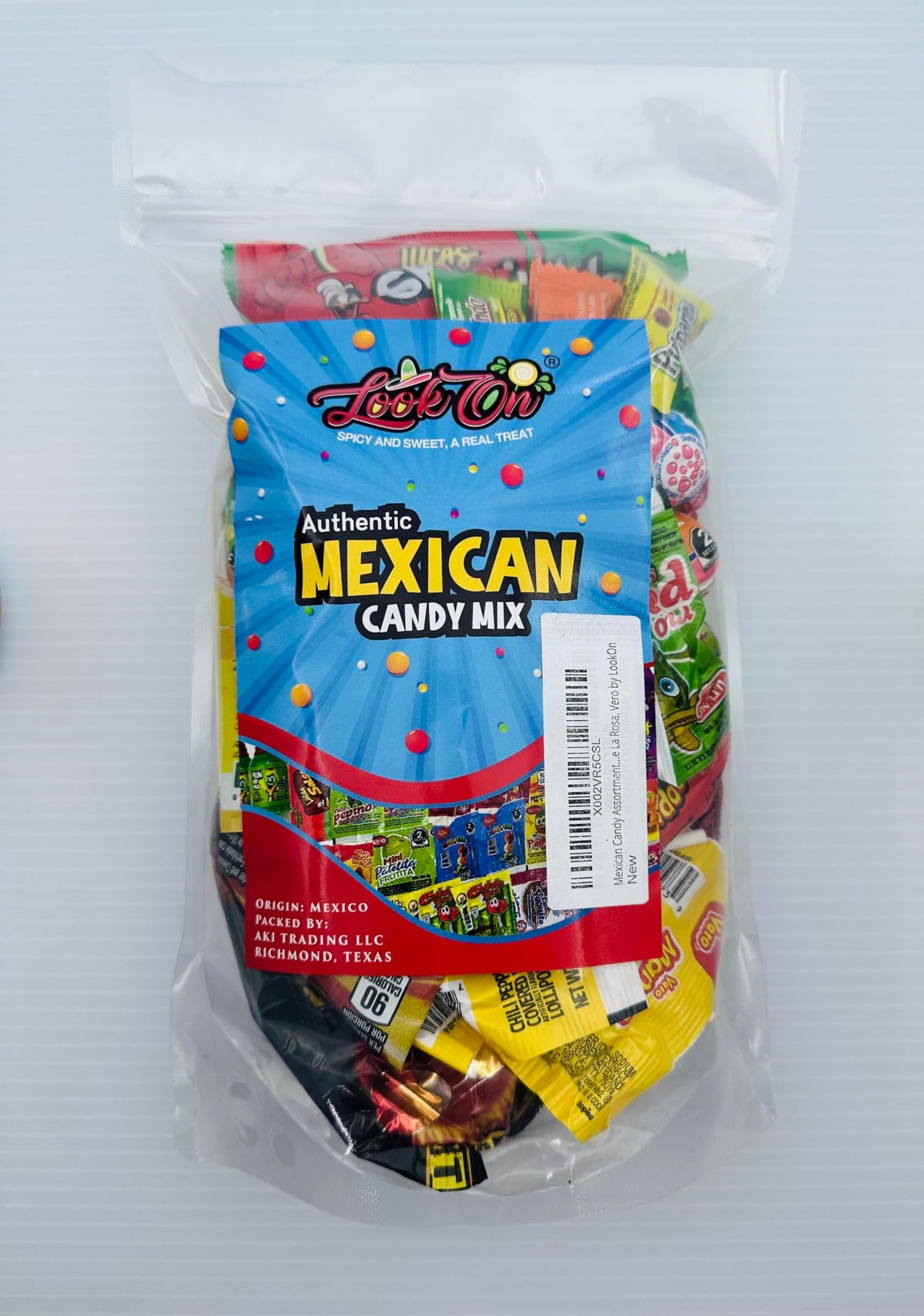 LookOn Mexican candy collection arranged as a ready-to-gift assortment.