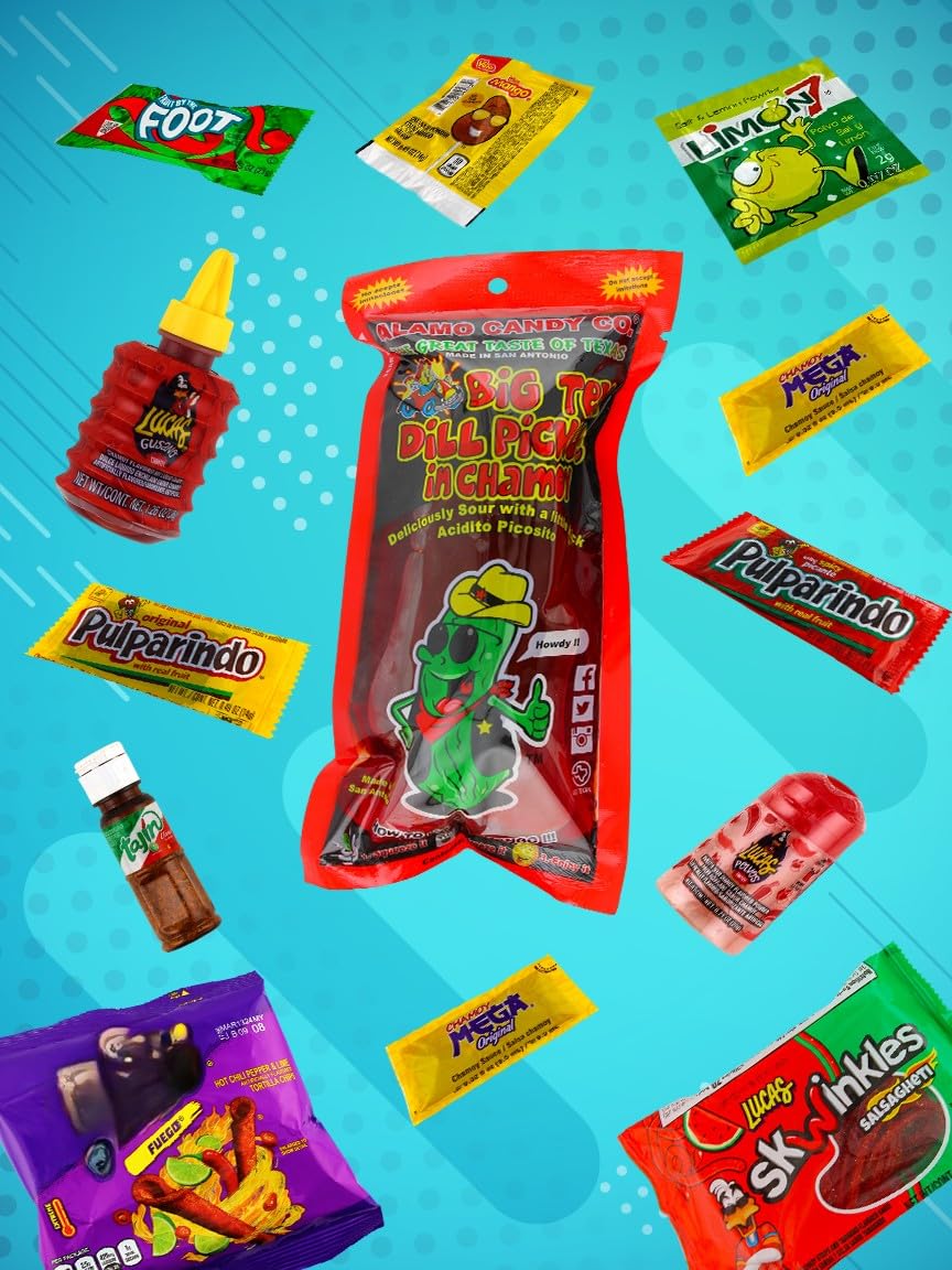 LookOn Chamoy Pickle Kit – Lucas Gusano for spicy-tangy bite.