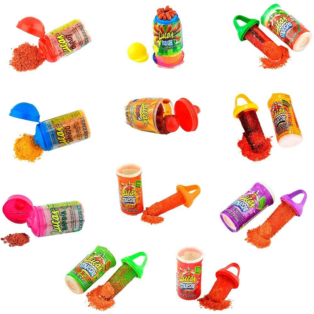 Look-On Mexican candy gift set highlighting variety