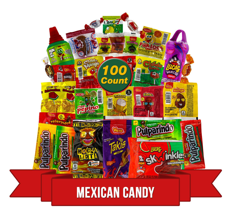 LookOn Mexican Candy Mix Bag: colorful variety perfect for sharing at parties.