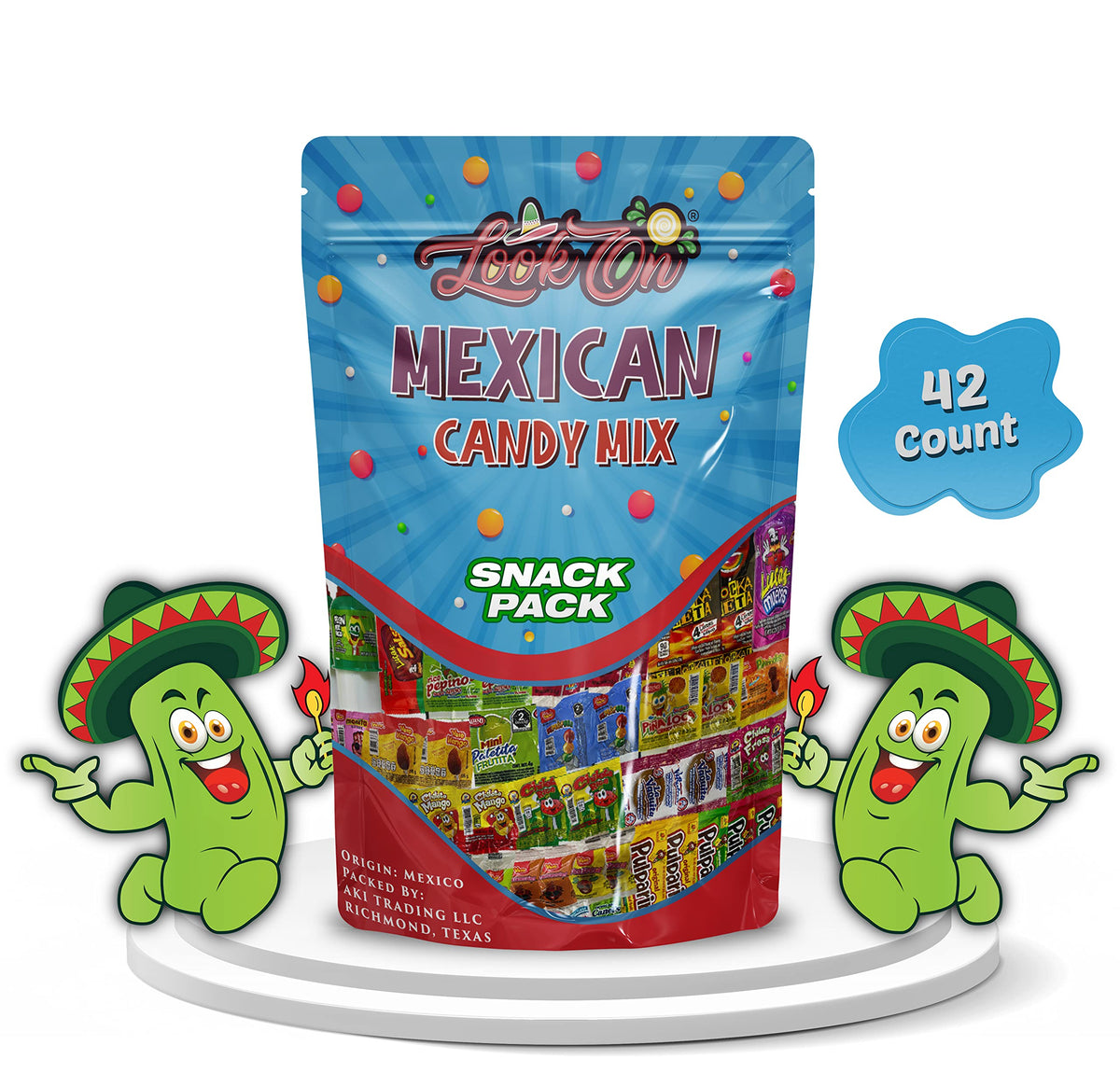 LookOn Pulparindo Watermelon candy close-up with tangy tamarind twist