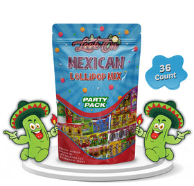 LookOn tamarind chili-coated lollipop closeup; bold heat with tangy notes.