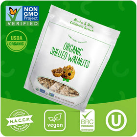 Looney Pruney California harvest walnuts, two-bag packaging for freshness.