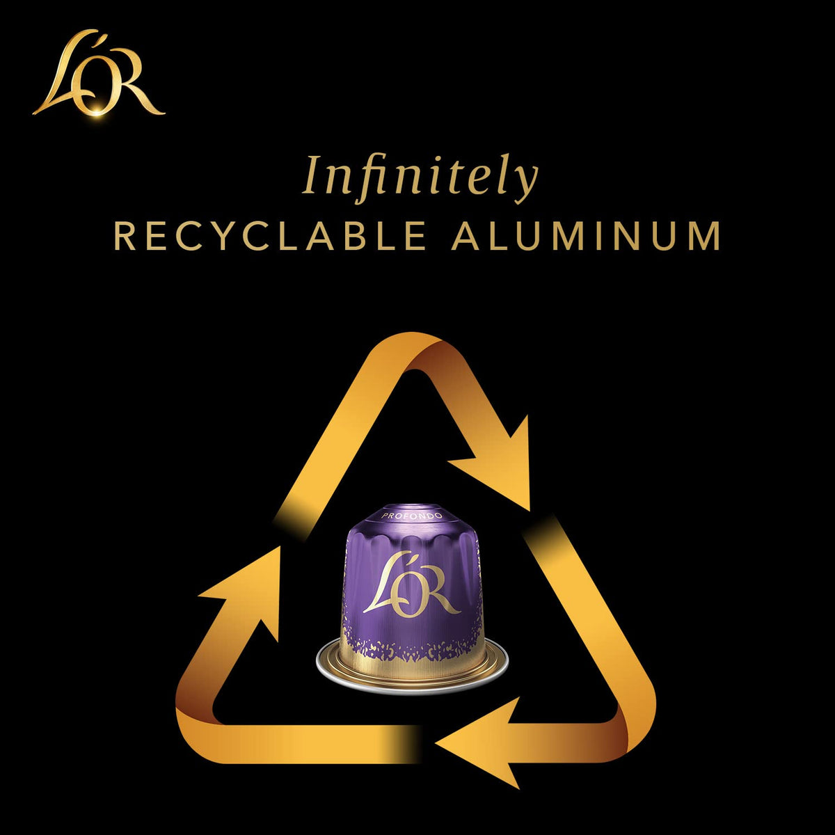 L'OR Espresso Capsules compatible with Nespresso Original machines.