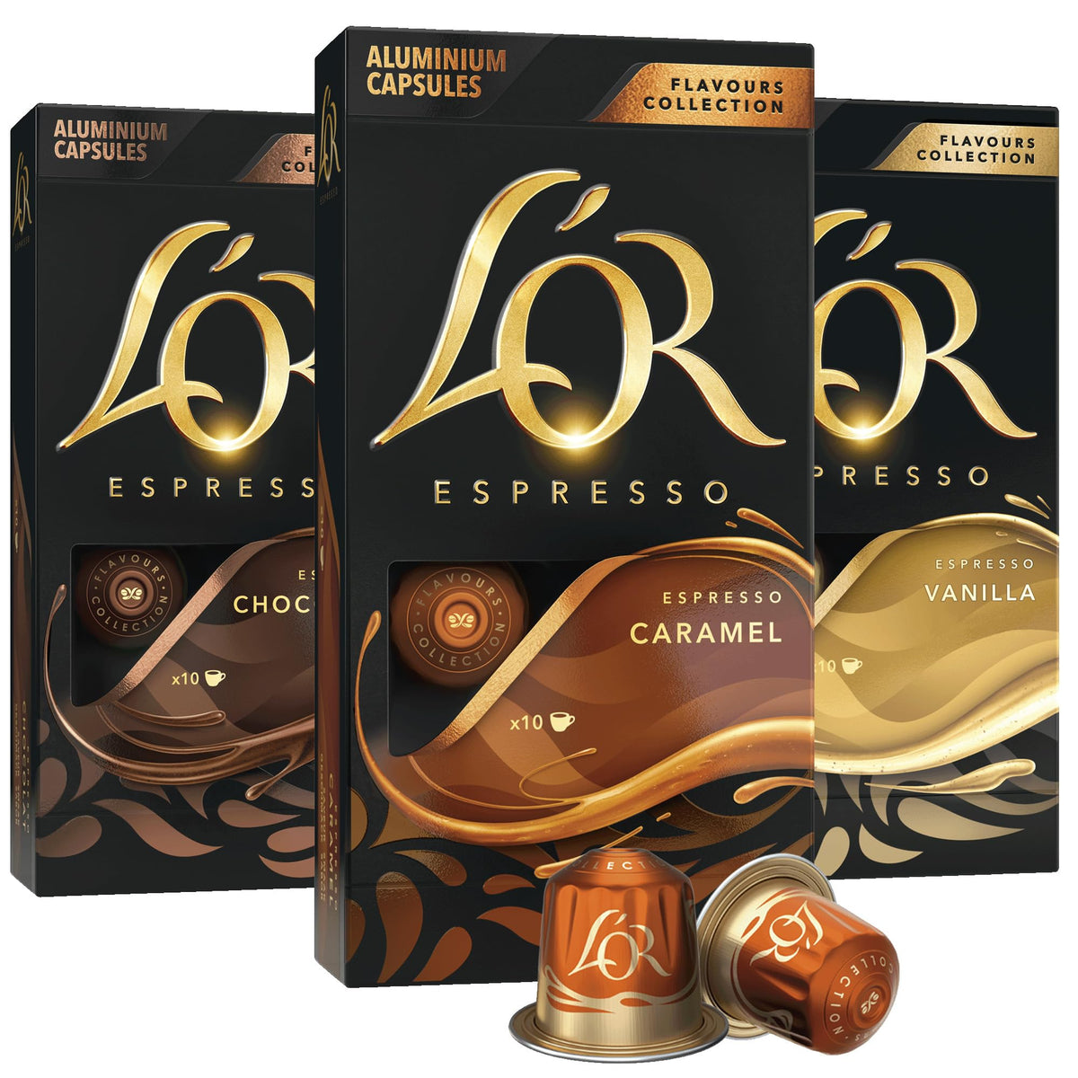 L'OR Vanilla flavor capsules deliver a smooth morning aroma.