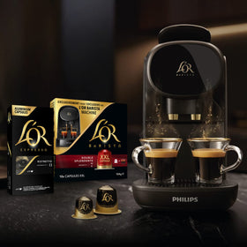 L'Or Espresso ristretto pods on the kitchen counter for quick café-style mornings