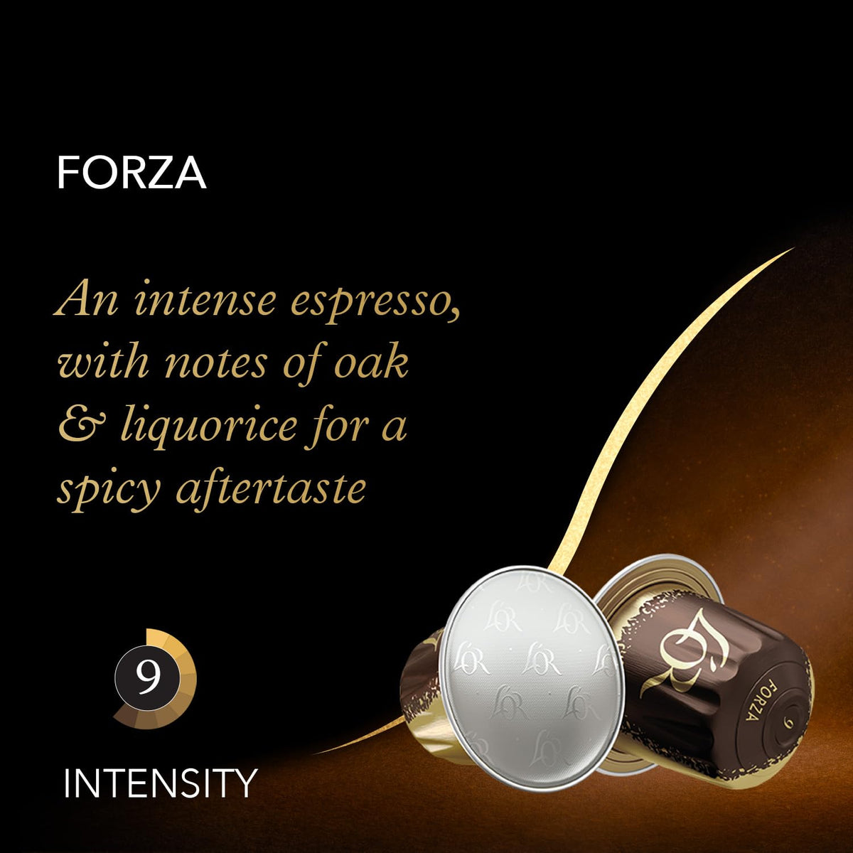L'OR Forza barista-system compatibility shown in action.