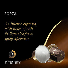 L'OR Forza barista-system compatibility shown in action.