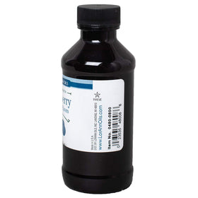LorAnn Blueberry SS bottle label highlights kosher, gluten-free, USA-made quality.