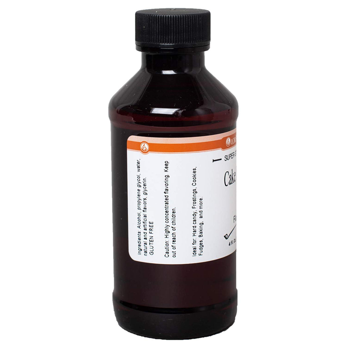 LorAnn Cake Batter flavor pour close-up, great for frostings and ice creams.