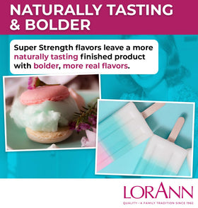 LorAnn Cotton Candy flavor swirls into ice cream for fun flavor bursts