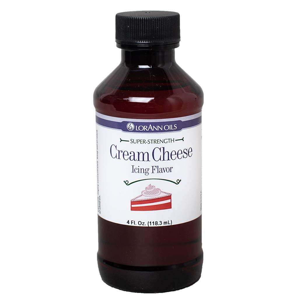 LorAnn Cream Cheese Icing SS Flavor bottle for convenient, dairy-free frosting flavoring