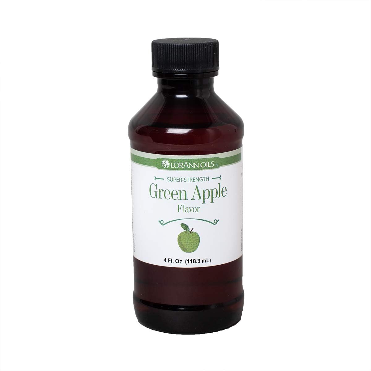 LorAnn Green Apple flavor bottle for vivid candies and baked treats.