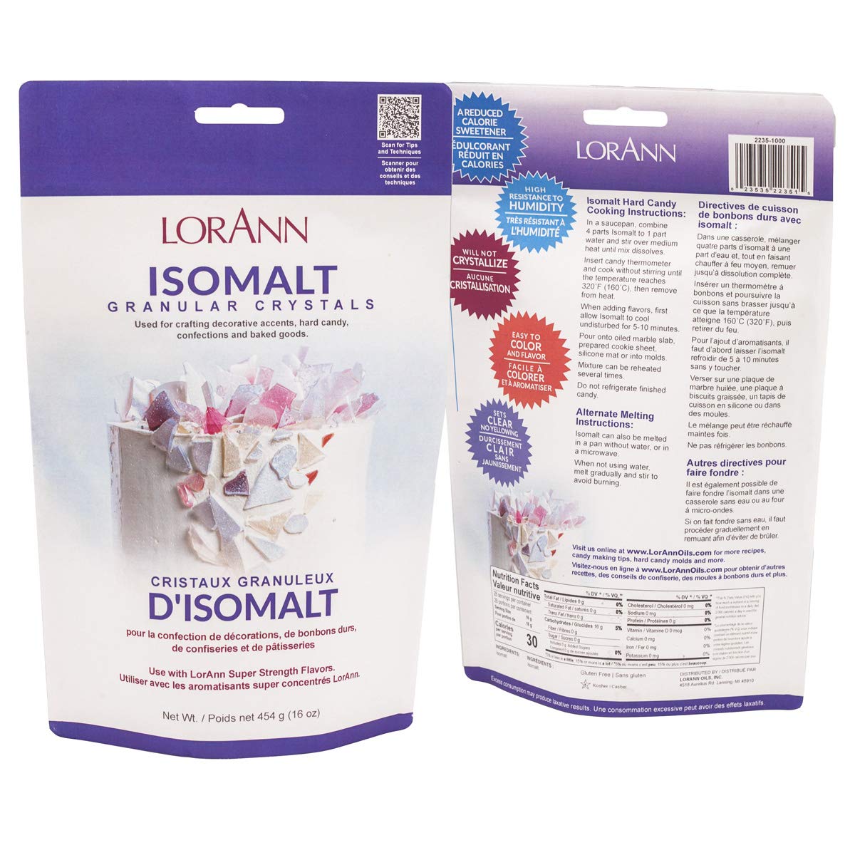 LorAnn Isomalt humidity-resistant art pieces stay bright during display and service.