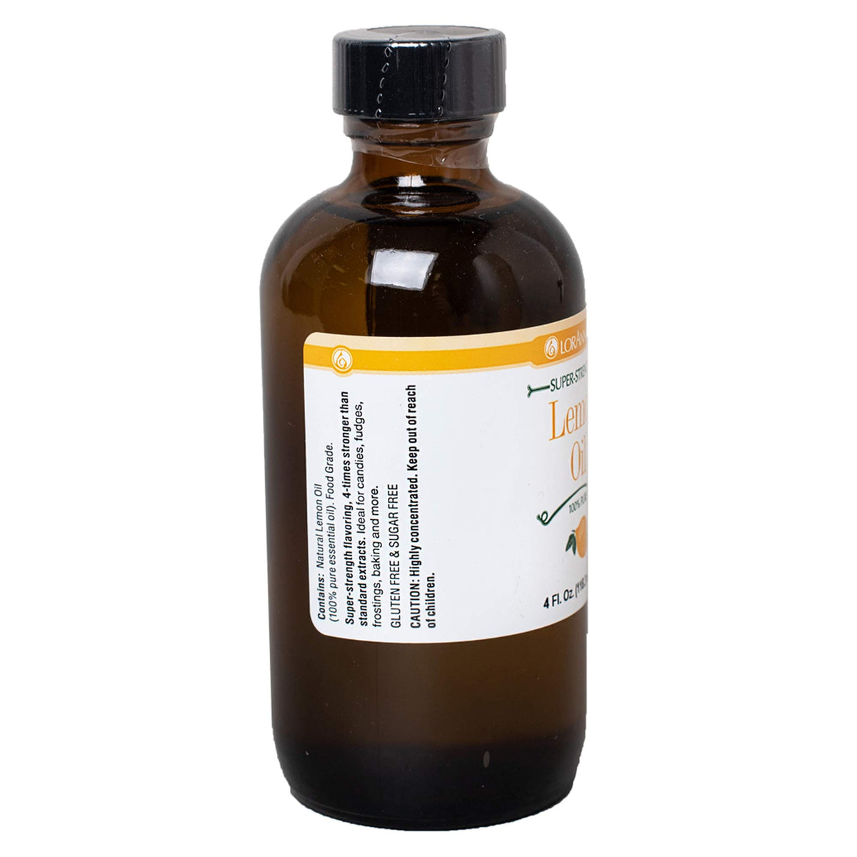 LorAnn Lemon Oil SS bottle pour demonstrates potent flavoring for chocolates and frostings.