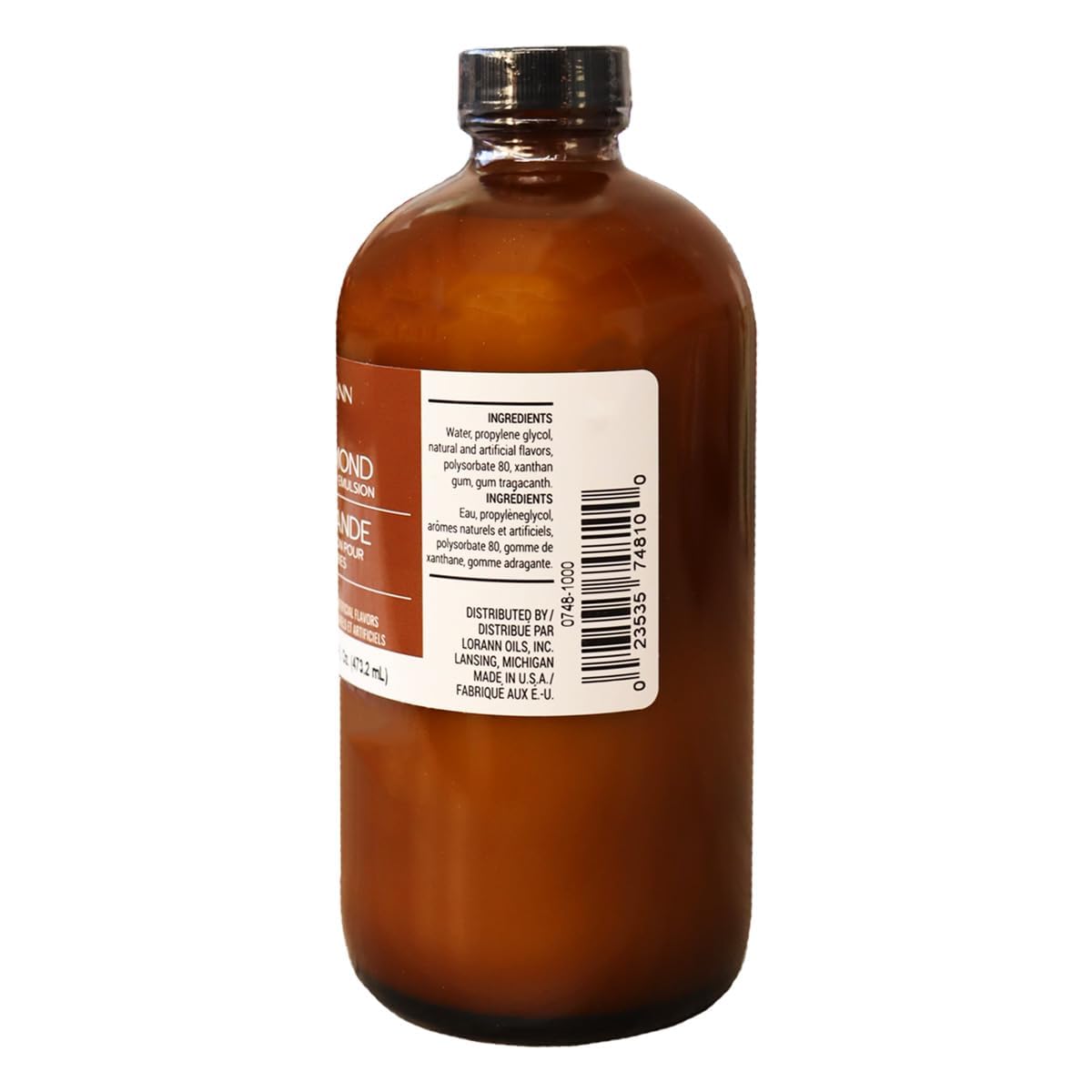 LorAnn Oils Almond Bakery Emulsion kitchen-action shows versatile flavoring at home.