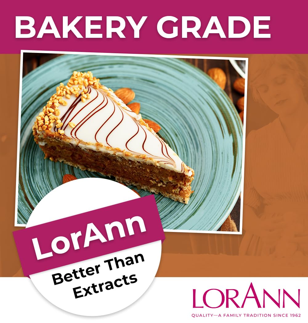LorAnn Oils Almond Bakery Emulsion label helps verify gluten-free and keto-friendly baking options.