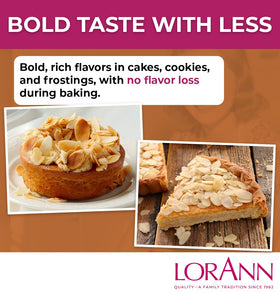 LorAnn Oils Almond Bakery Emulsion oven-bake enhances fruit tones in pastries.