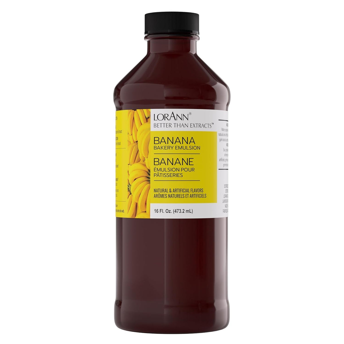 LorAnn Oils Banana Bakery Emulsion bottle for baking with true banana flavor.