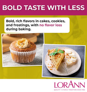 LorAnn Oils Banana Bakery Emulsion packaging in BPA-free bottle.