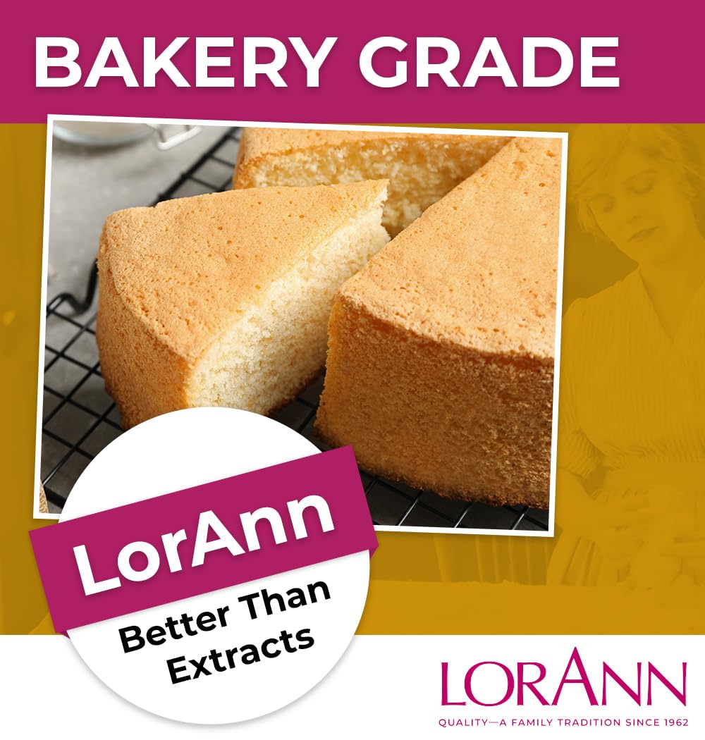 LorAnn Oils Butter Vanilla Emulsion pour shows rich flavor in batters