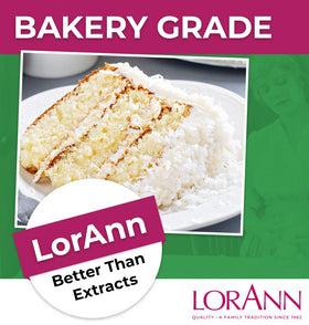 LorAnn Oils Coconut Bakery Emulsion being poured to add moisture and coconut taste.