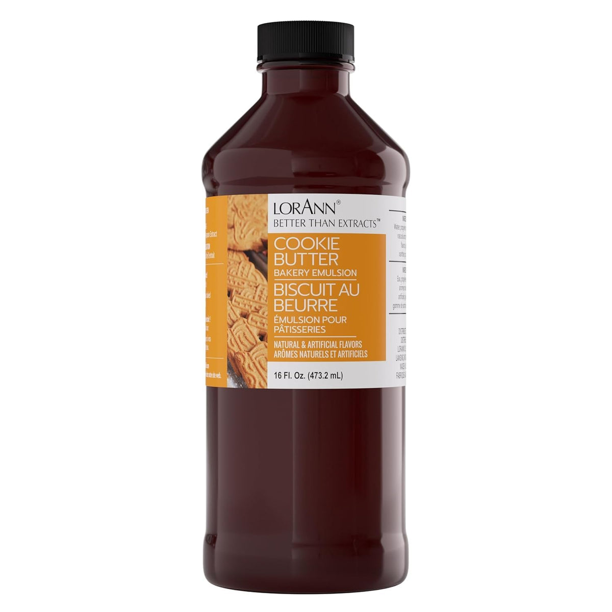 LorAnn Oils Cookie Butter Bakery Emulsion bottle for bakery-grade fruit notes