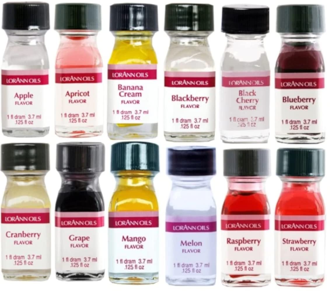 LorAnn Oils Fruity Flavors Pack 1 bottle front view for bold baking
