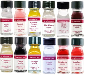 LorAnn Oils Fruity Flavors Pack 1 bottle front view for bold baking