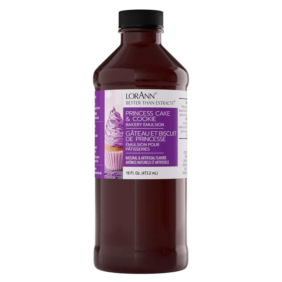 LorAnn Oils Princess Cake and Cookie Bakery Emulsion bottle adds rich flavor to gluten-free baking