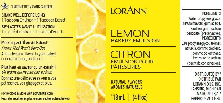 LorAnn Oils strawberry cake emulsion on a cake slice demonstrates vibrant flavor.