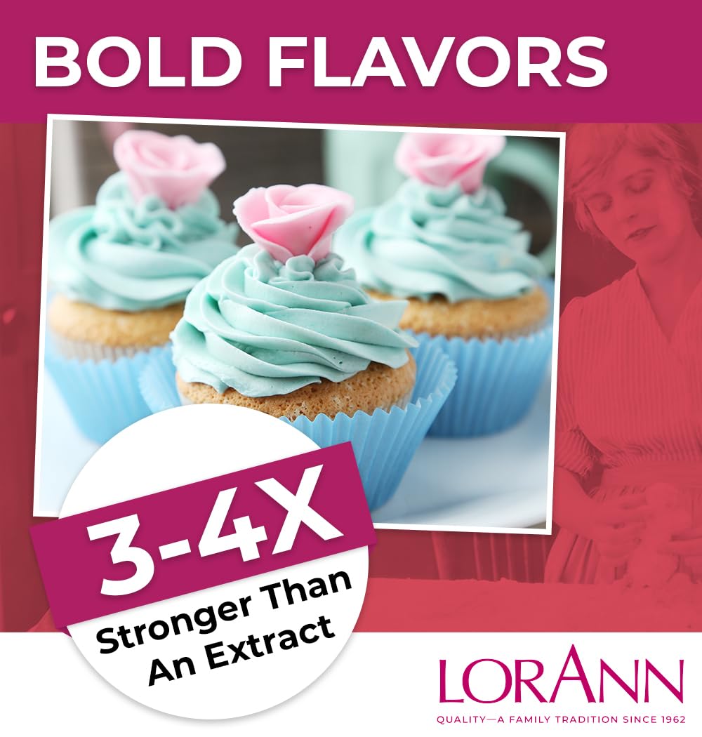 LorAnn Oils bubble gum flavor label close-up showing premium strength.