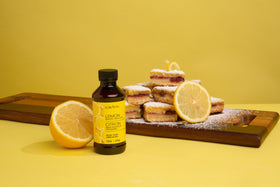LorAnn Oils Variety Bakery Emulsion Red Velvet Bottle enhances chocolatey desserts.