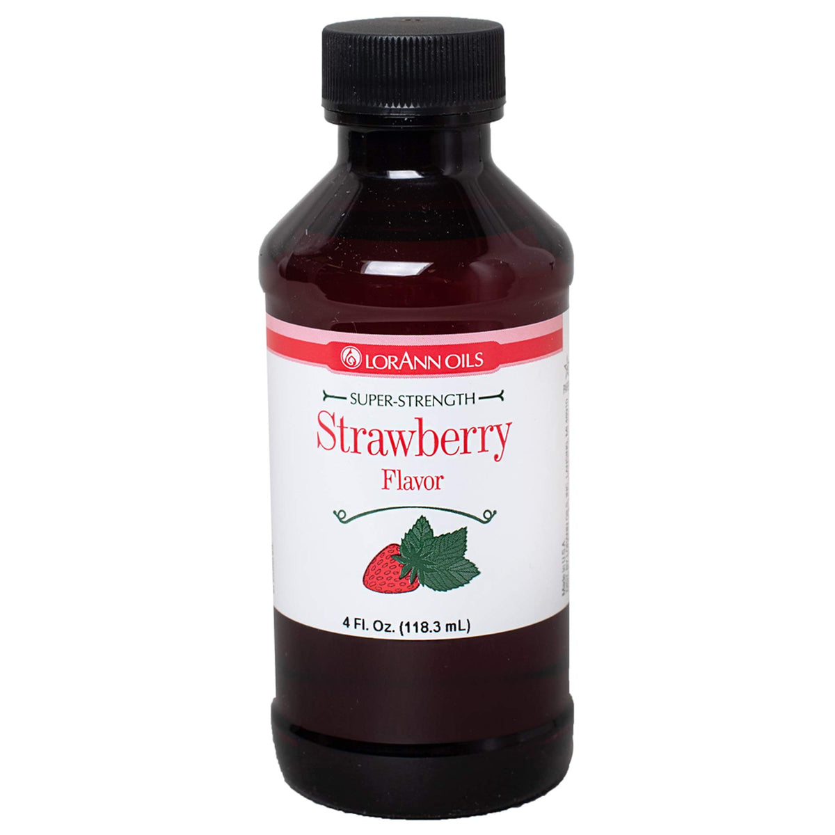 LorAnn Oils Strawberry SS Flavor bottle front, potent flavor for hard candy.