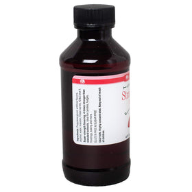 LorAnn Oils Strawberry SS Flavor bottle label with kosher and gluten-free notes for safe use in desserts.