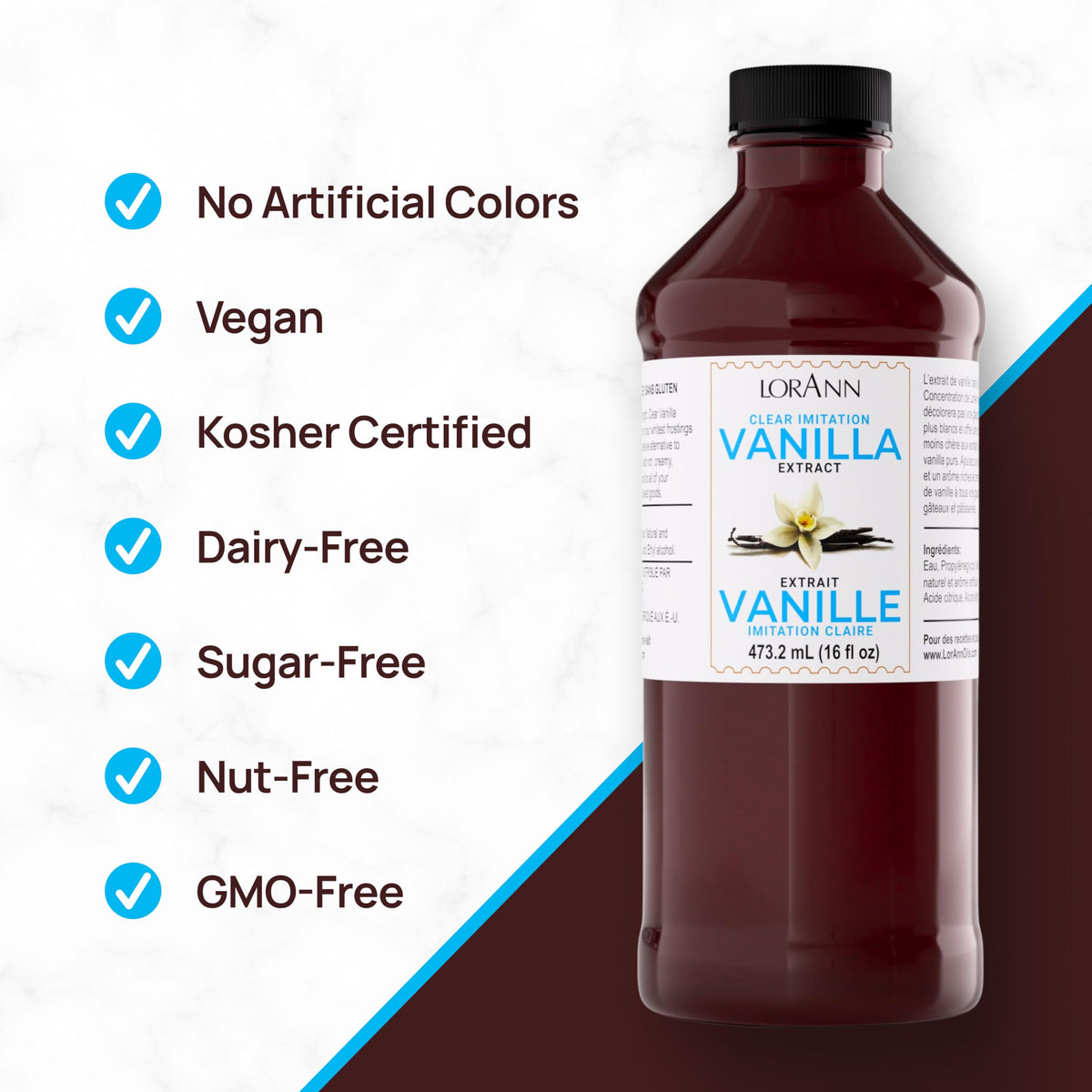 Beverages benefit from a clean vanilla lift without added sugar.