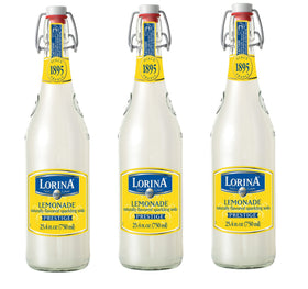 Lorina Prestige lemonade bottle with swing-top stopper keeps fizz for celebrations