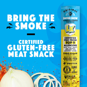 Lorissa's Kitchen Smoke Show on-the-go setup features a portable lunchbox snack
