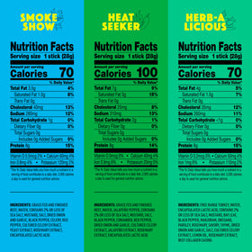 Lorissa's Kitchen turkey sticks Free-Range pack—allergen-free protein option for travel.