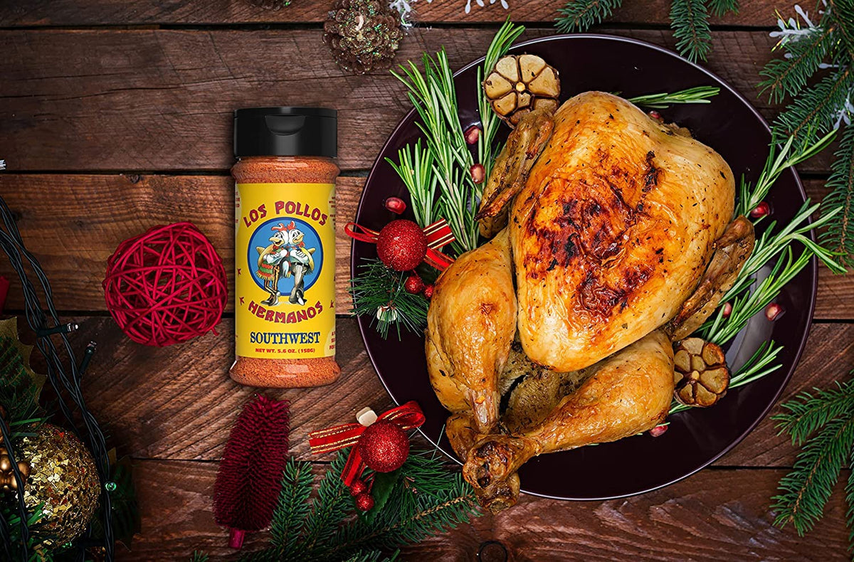 Los Pollos Hermanos Southwest seasoning packaging ready for quick weeknight meals.