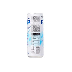 Close-up of Lotte Milkis Soda texture with milky bubbles and carbonation
