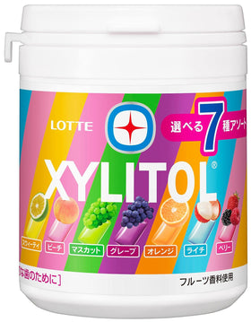 Lotte xylitol gum seven assorted bottle on-the-go refreshment