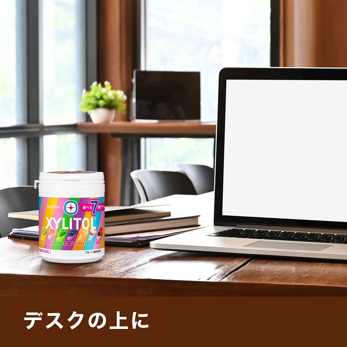 Lotte xylitol gum seven assorted bottle shareable in office settings
