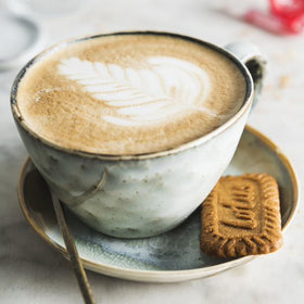 Lotus Biscoff cookies made with RSPO-certified palm oil and no artificial colors.