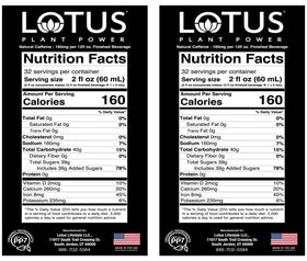 Lotus Energy Concentrate Gold bottle premium blend for enhanced flavor and energy